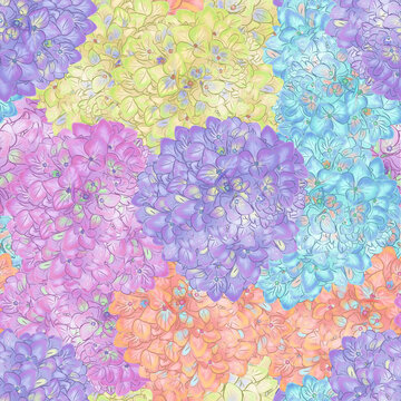 花卉四方連續(xù)圖