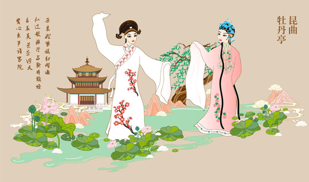 昆曲插畫(huà)