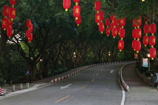 番禺莲花山道路