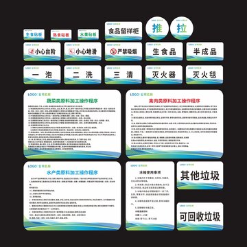 食堂标识牌