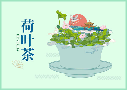 荷葉茶包裝