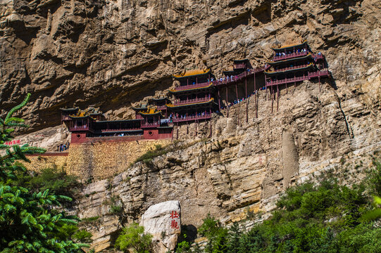 山西大同悬空寺