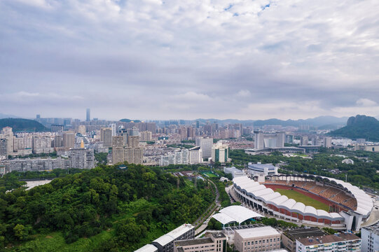 溫嶺城市風(fēng)光航拍