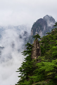 水墨黄山