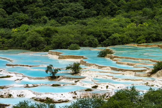 四川阿坝黄龙景区