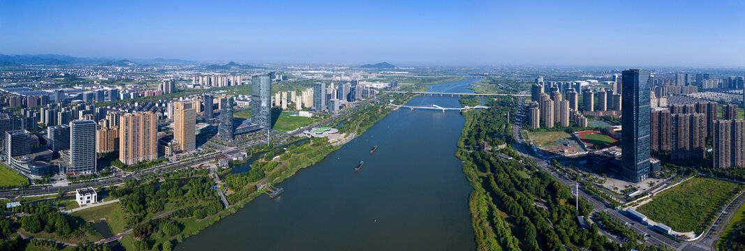 上虞城市全景