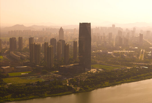 上虞城市全景