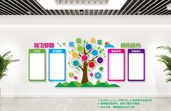 班級(jí)風(fēng)采文化墻