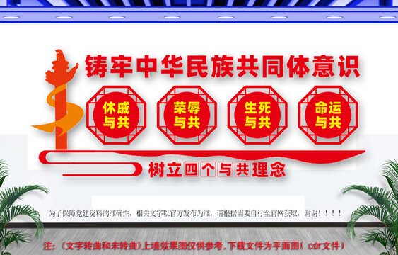 鑄牢中華民族共同體意識文化墻