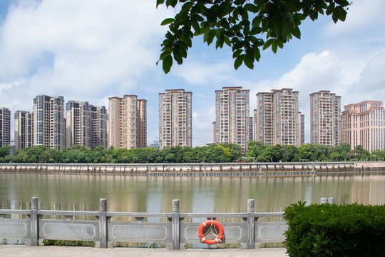 广东梅州梅江风景