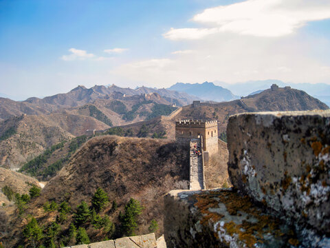 古北口司马台长城风景图