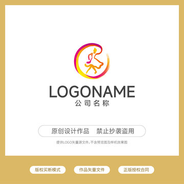 舞蹈工作室logo