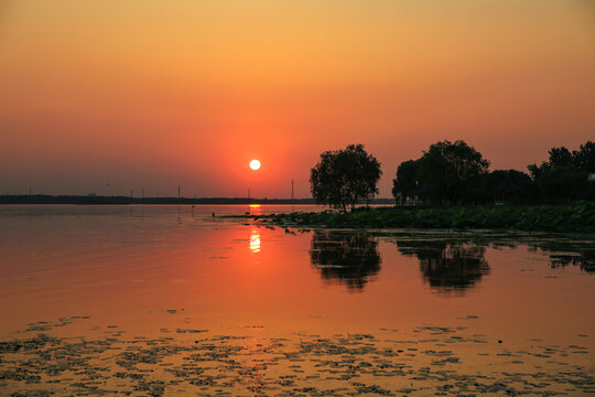 尚湖夕阳