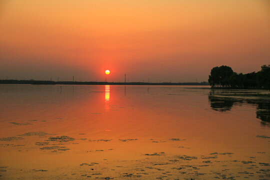 尚湖夕阳