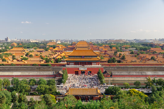 中国北京故宫博物院风光