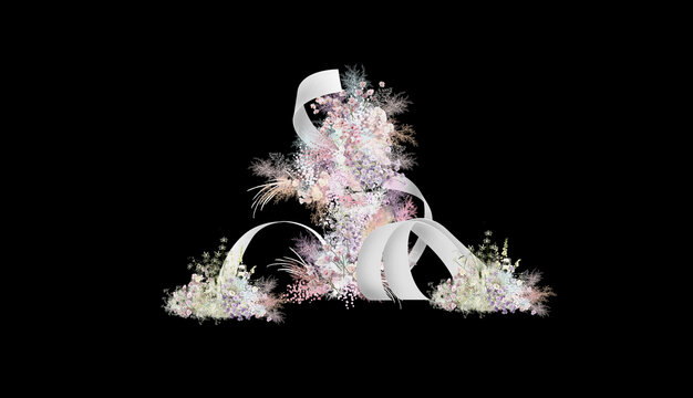 婚禮小場景素材夢幻婚禮