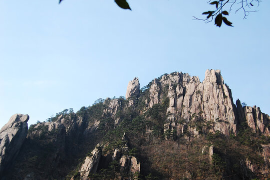 安徽黄山奇峰异石