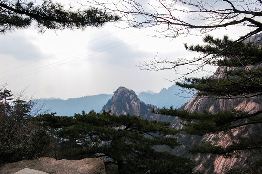 安徽黄山旅游风景图