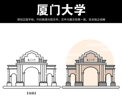 廈門地標建筑廈門大學