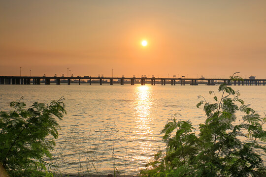 海上夕阳落日