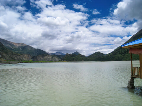 318川藏线然乌湖