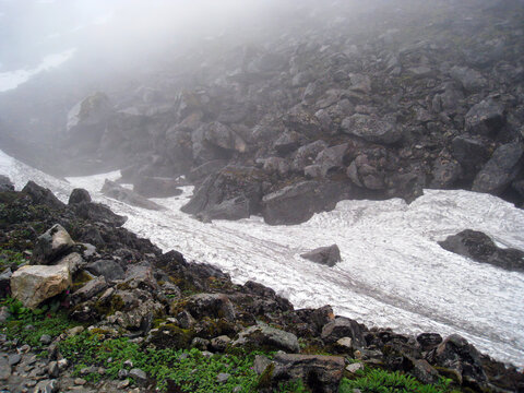 西藏墨脱高山垭口