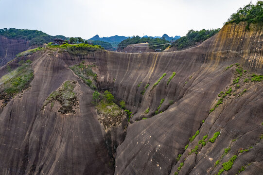 航拍湖南郴州高椅岭