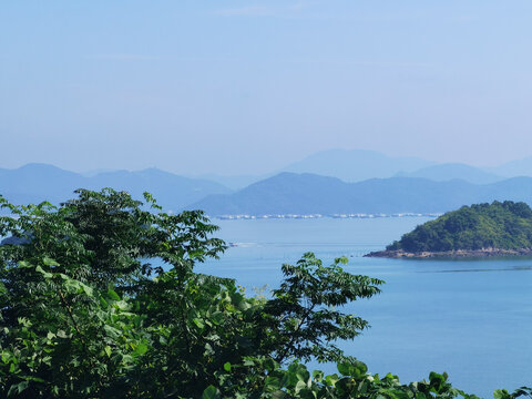 海天一色碧海蓝天