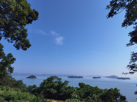 海天一色碧海蓝天