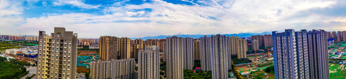 居民住宅楼全景