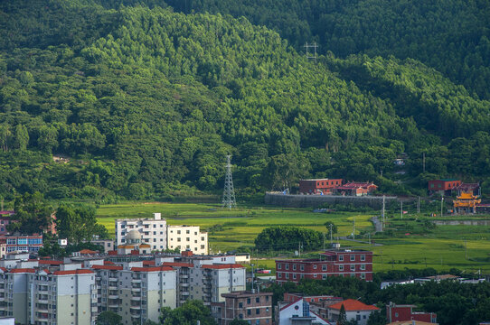 山村乡镇风景