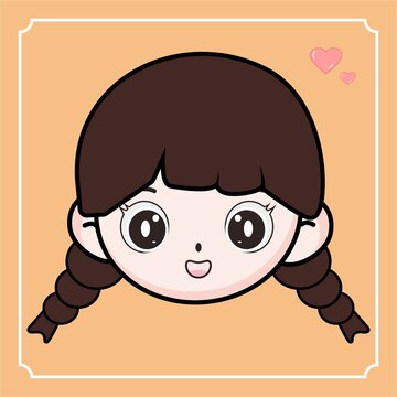 小女孩頭像