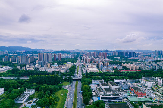 环观南路交通城市建筑