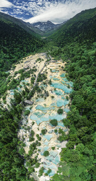 四川阿坝黄龙景区