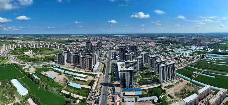 开鲁新城区大景