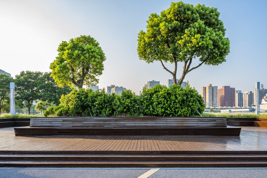 户外观景台绿化