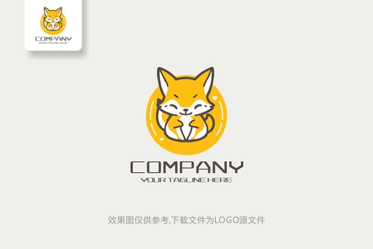 动物狐狸logo标志