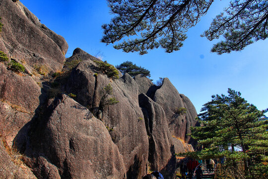 黄山山峦