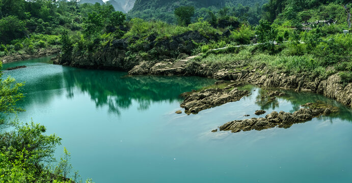 广西都安红水河青绿山水