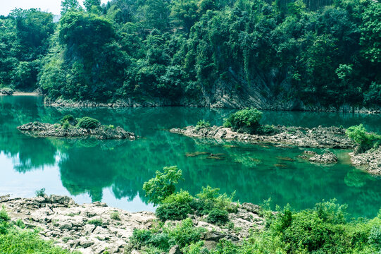 广西都安红水河青绿山水