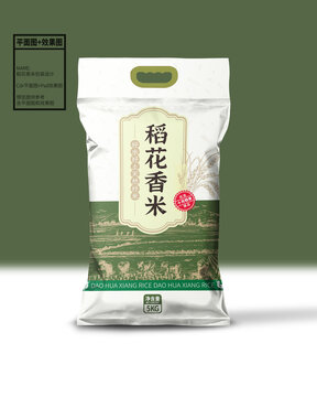 稻花香米包裝設計