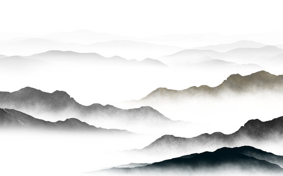水墨山水畫