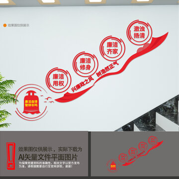 廉政樓梯文化墻