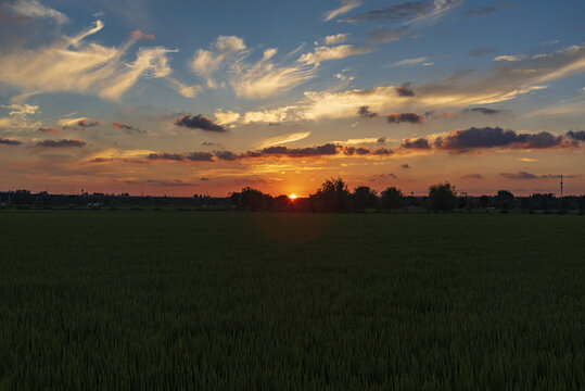 夕阳西下