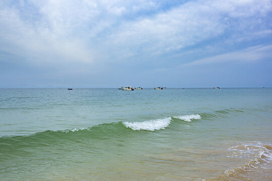 涠洲岛蓝桥海滩风光