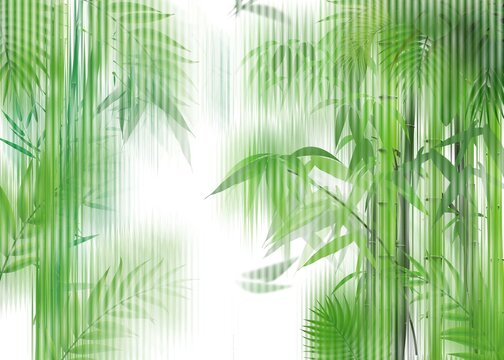 植物玻璃背景
