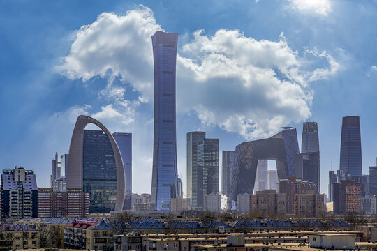 北京地标建筑全景
