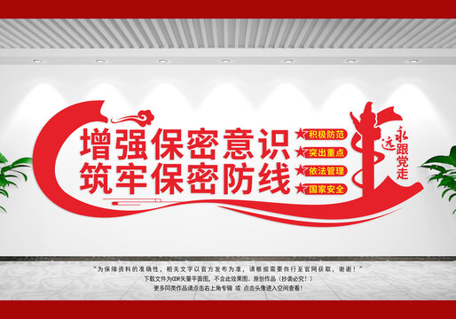黨管保密文化墻
