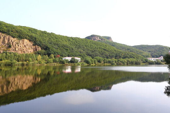 山水风光倒影