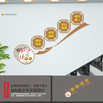 學校樓梯文化墻